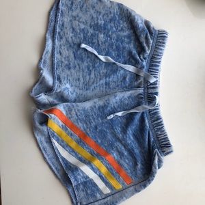 Girls blue shorts